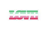 Abrosexual Pride Bubble-Free Stickers