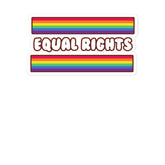 Equal Rights Bubble-Free Stickers