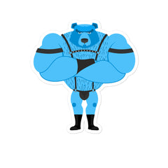 Fetish Gay Bear Bubble-Free Stickers