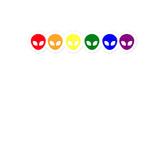 Gay Alien Bubble-Free Stickers