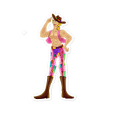 Gay Cowboy Bubble-Free Stickers