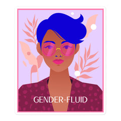 Gender-Fluid Bubble-Free Stickers