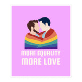 LGBT Couple Bubble-Free Stickers