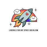 Liberals For Gay Space Socialism Bubble-Free Stickers