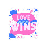 Love Always Wins Bubble-Free Stickers