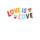 Love is Love LGBTQ Bubble-Free Stickers