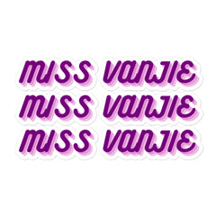 Miss Vanjie Bubble-Free Stickers