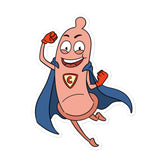 Super Condom Bubble-Free Stickers