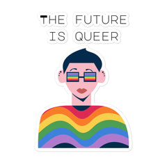 The Future Is Queer Bubble-Free Stickers