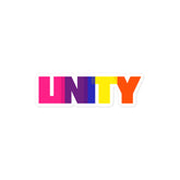 Unity Bubble-Free Stickers