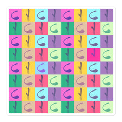 Vibrator Pop Art Bubble-Free Stickers