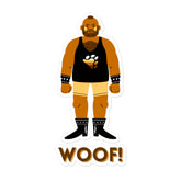 Woof! Gay Bear Bubble-Free Stickers