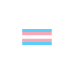 Transgender Pride Flag Bubble-Free Stickers