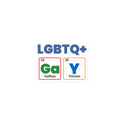 LGBTQ+ GaY Bubble-Free Stickers