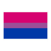 Bisexual Flag Bubble-Free Stickers