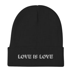 Love Is Love Embroidered Beanie