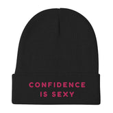 Confidence Is Sexy Embroidered Beanie