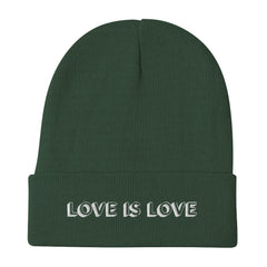 Love Is Love Embroidered Beanie