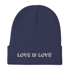 Love Is Love Embroidered Beanie