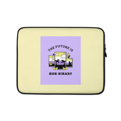 The Future Is Non-Binary Laptop Sleeve