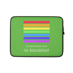 Acceptance Has No Boundaries Laptop Sleeve