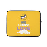 Asexual We Choose Love  Laptop Sleeve