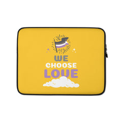 Asexual We Choose Love  Laptop Sleeve
