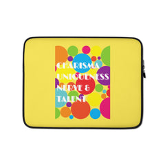 Charisma Uniqueness Nerve & Talent Laptop Sleeve