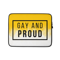 Gay And Proud Laptop Sleeve