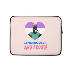 Genderqueer And Proud Laptop Sleeve