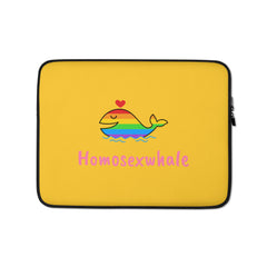 Homosexwhale Laptop Sleeve