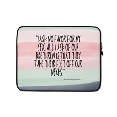 I Ask No Favor For My Sex Laptop Sleeve