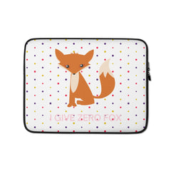 I Give Zero Fox Laptop Sleeve