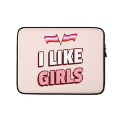 I Like Girls Laptop Sleeve