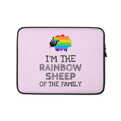 I'm The Rainbow Sheep Of The Family Laptop Sleeve