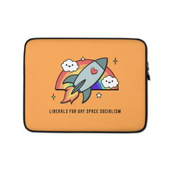 Liberals For Gay Space Socialism Laptop Sleeve