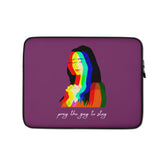 Pray The Gay To Stay Laptop Sleeve