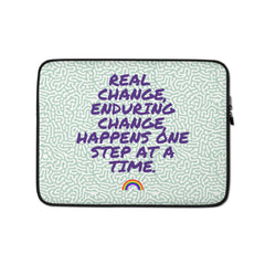 Real Change, Enduring Change Laptop Sleeve