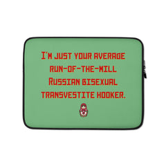 Russian Bisexual Transvestite Hooker Laptop Sleeve