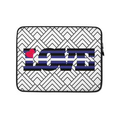 Leather Pride Love Laptop Sleeve