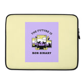 The Future Is Non-Binary Laptop Sleeve