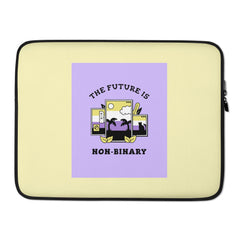 The Future Is Non-Binary Laptop Sleeve
