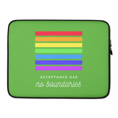 Acceptance Has No Boundaries Laptop Sleeve