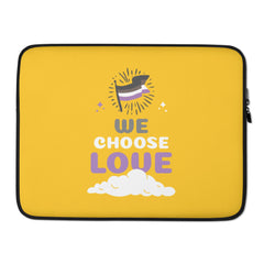 Asexual We Choose Love  Laptop Sleeve