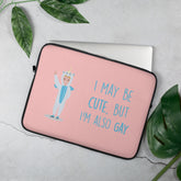 Cute But Gay Laptop Sleeve
