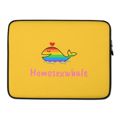 Homosexwhale Laptop Sleeve
