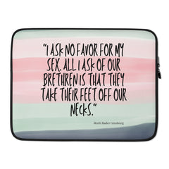I Ask No Favor For My Sex Laptop Sleeve