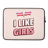 I Like Girls Laptop Sleeve