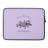 Non-Binary Pal For Life Laptop Sleeve