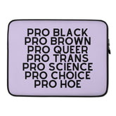 Pro Hoe (Black Text) Laptop Sleeve